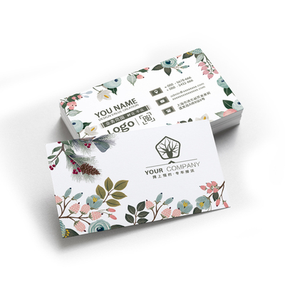 韩式半永久纹绣眉眼唇名片免费设计宣传广告小卡片打印制作铜版纸