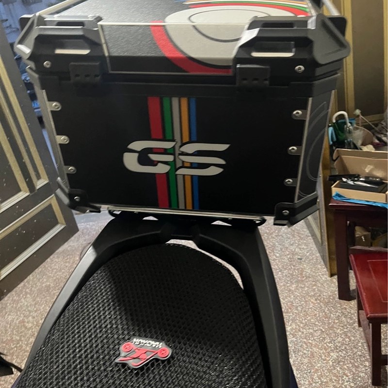 快拆铝合金尾箱2LL5L55L5LLL机车尾箱後备箱