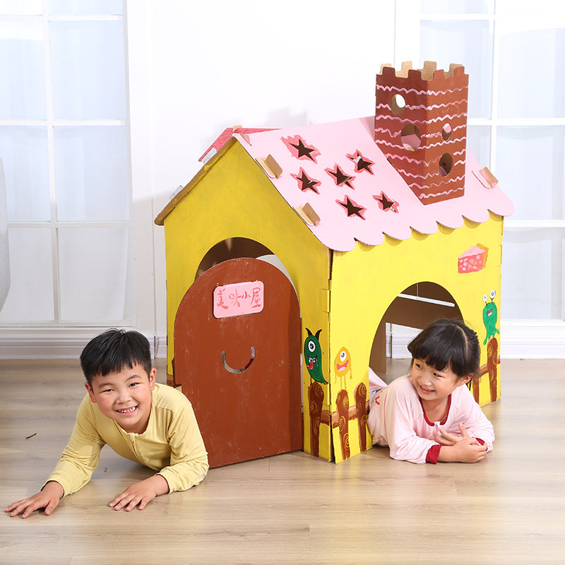 曼嘻嘻纸箱手工汽车纸壳纸板恐龙di机器人穿戴纸房子儿童,玩具/童车/益智/积木/模型,白模填色/模具彩绘/石膏娃娃,淘宝优惠券,粉丝福利购,淘宝优惠卷