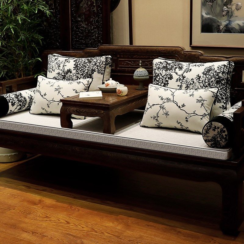 红木沙发坐垫乳胶垫沙发罩雪尼尔实木家具罗汉床垫子,居家布艺,沙发垫,淘宝优惠券,粉丝福利购,淘宝优惠卷