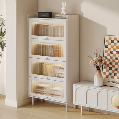 扬盈儿童防尘书柜带玻璃门客厅防尘自由格子柜小立柜窄柜