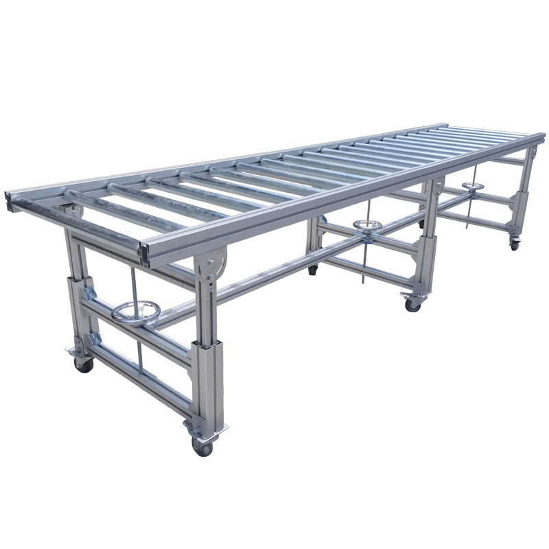 转弯机无动力滚筒线输送带地滚线输送机爬坡电动滚筒线卸货辊定制