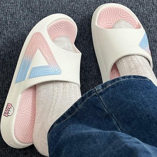 匹克态极拖鞋男女款波浪纹防滑底加厚鞋底赤足感护脚设计透气软弹