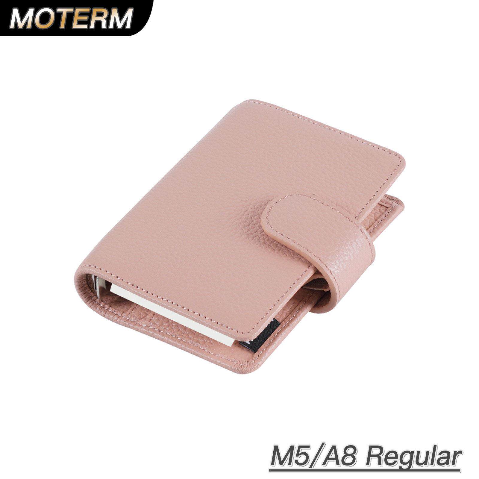 Moterm Regular A8 / M5 五环迷你活页手帐头层牛皮手账记事本
