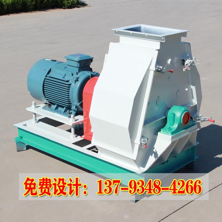 锤片式粉碎机玉米芯水滴粉碎机成套饲料粉碎组时产8吨8000公斤
