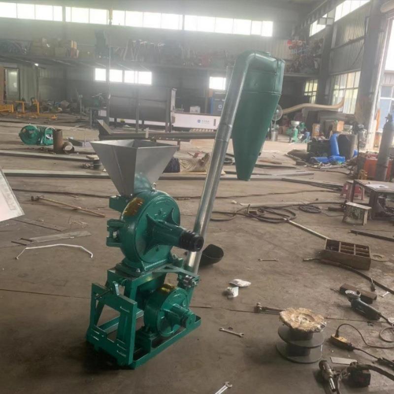 玉米粒木薯干磨粉机抹茶干姜片山楂干研磨机刨花锯末80目细粉机