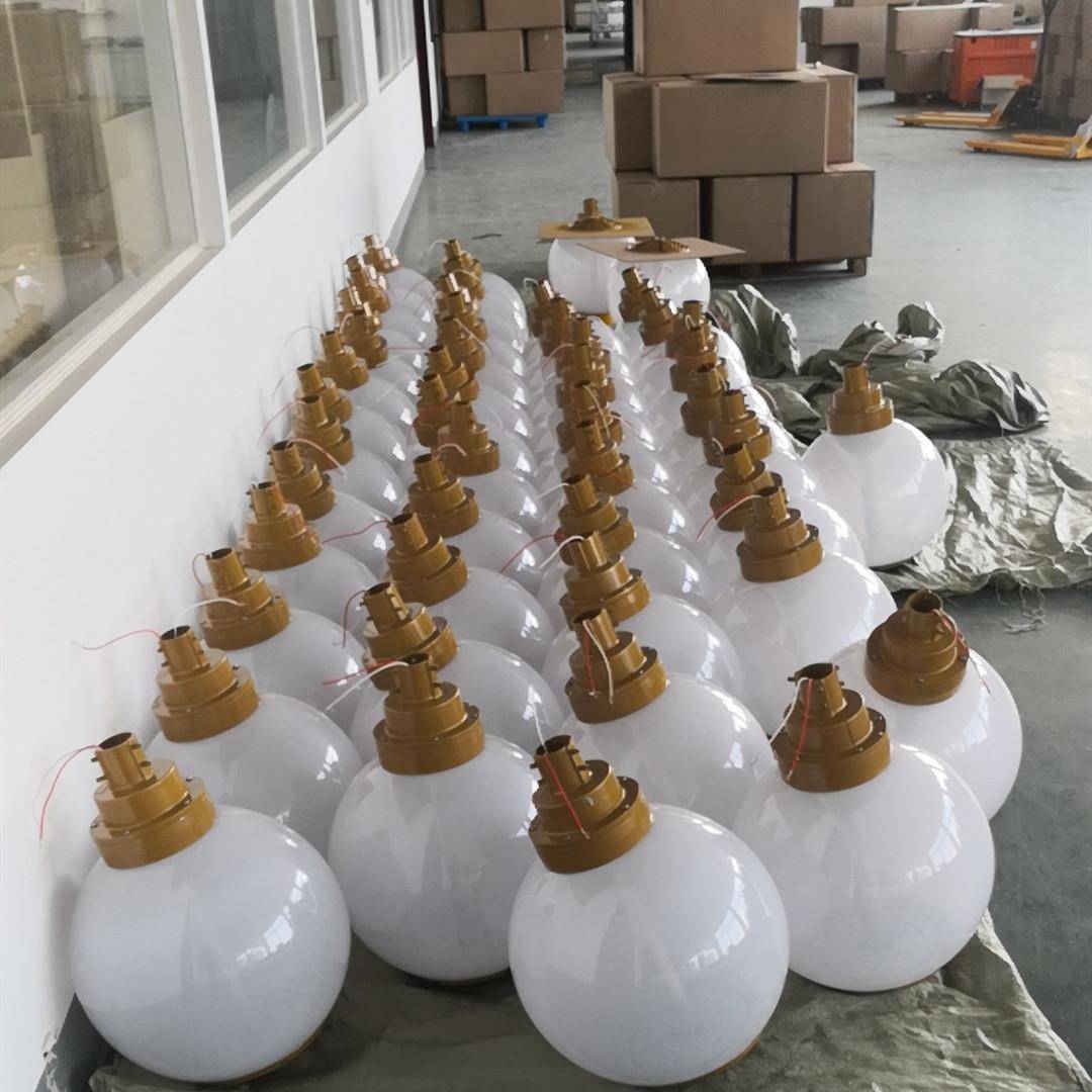厂家生产LED一体化中华灯球6米小中华灯LED30瓦PC材料中华灯球