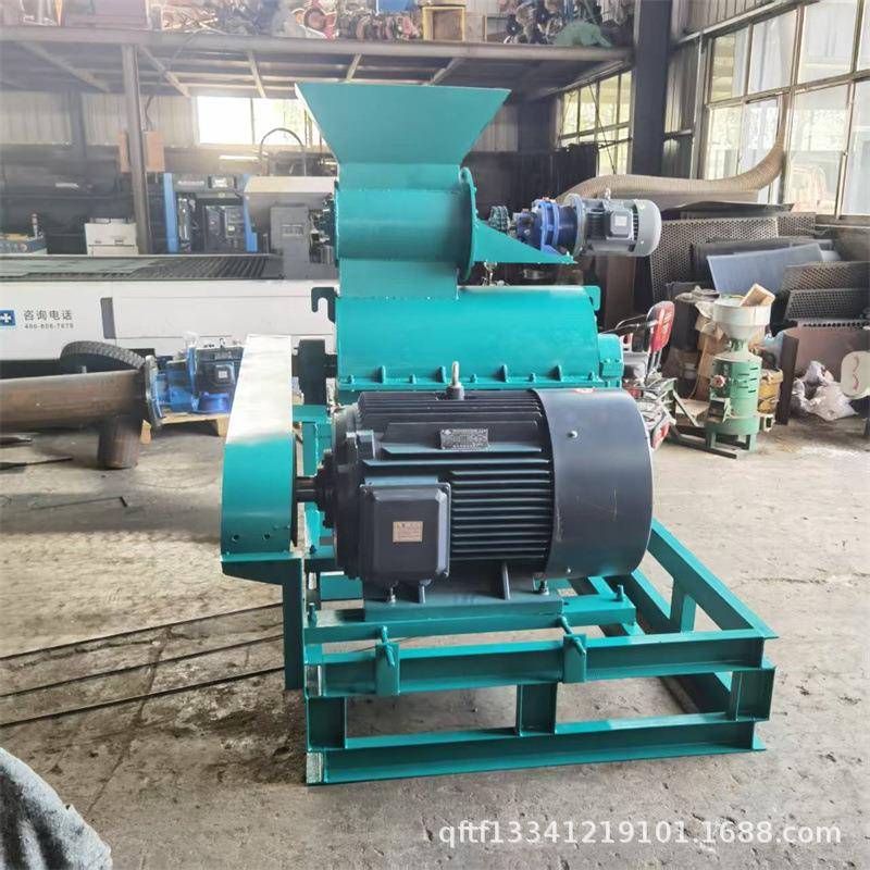 鲜桑叶树枝破碎机大型餐厨垃圾无筛粉碎机生物质有机肥料细粉机