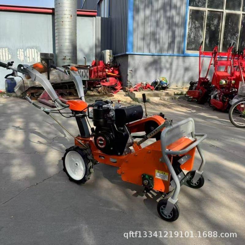 四驱旋耕除草机178柴油乘坐式除草机山地大棚果园除草碎草一体机