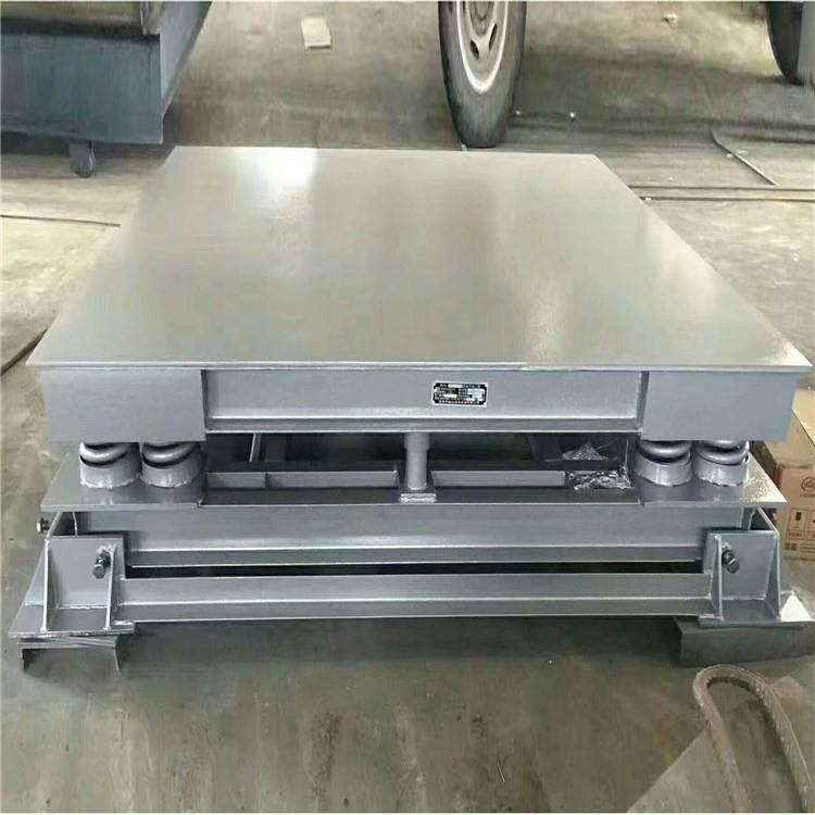 吨弹簧缓冲电子地磅双层加厚8mm平板秤scs10T打印缓冲地磅