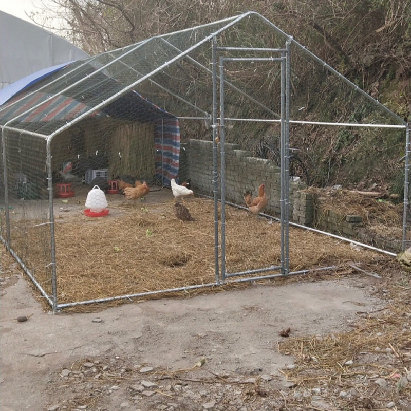 家用户外钢管搭建鸡舍大棚骨架
