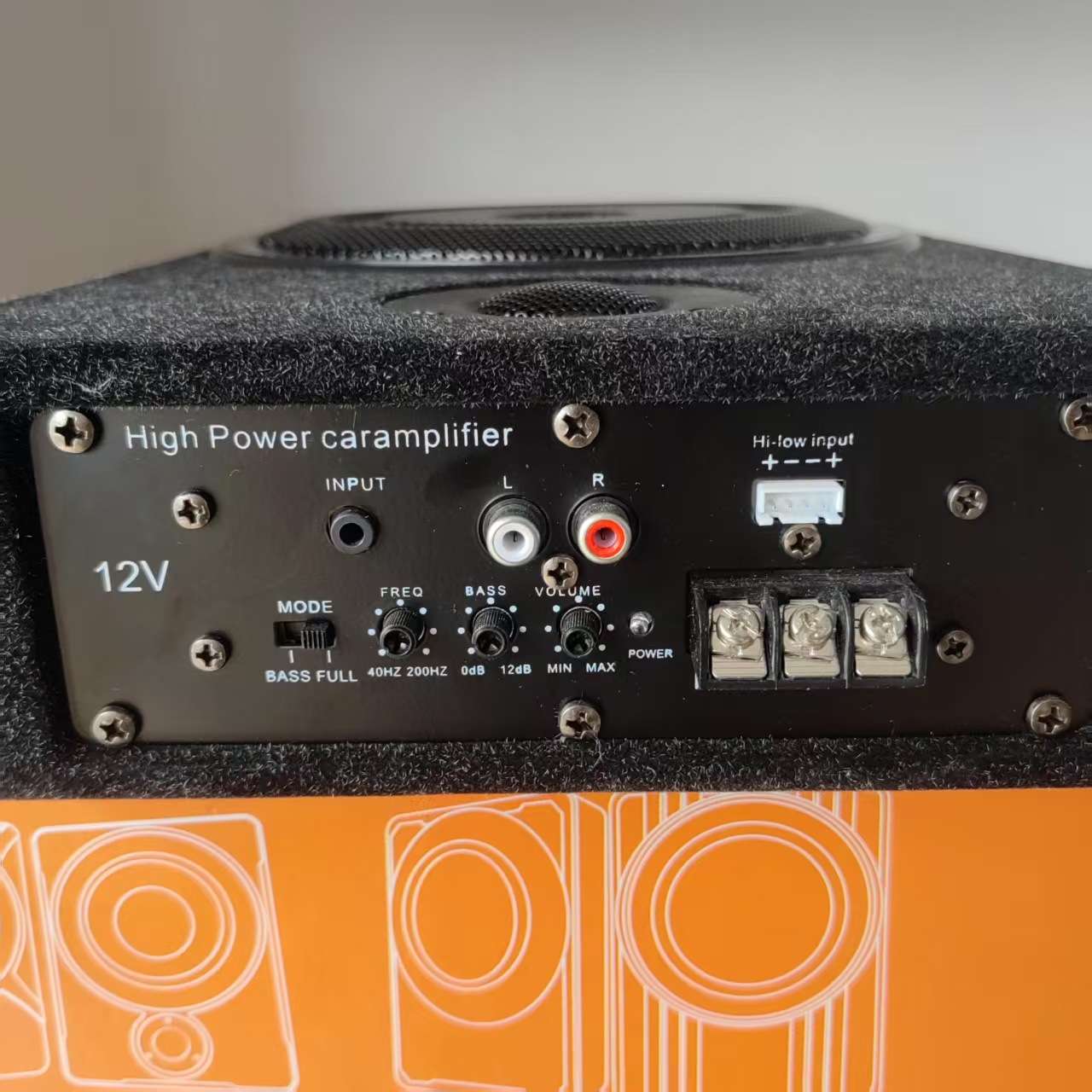 车载木箱超薄低音炮10寸大功率汽车音响 车载音箱 一件代发