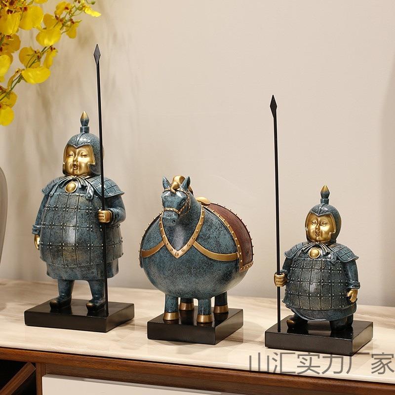 兵马俑摆件装饰品办公室电视柜玄关酒柜桌面装饰品西安文创纪念品
