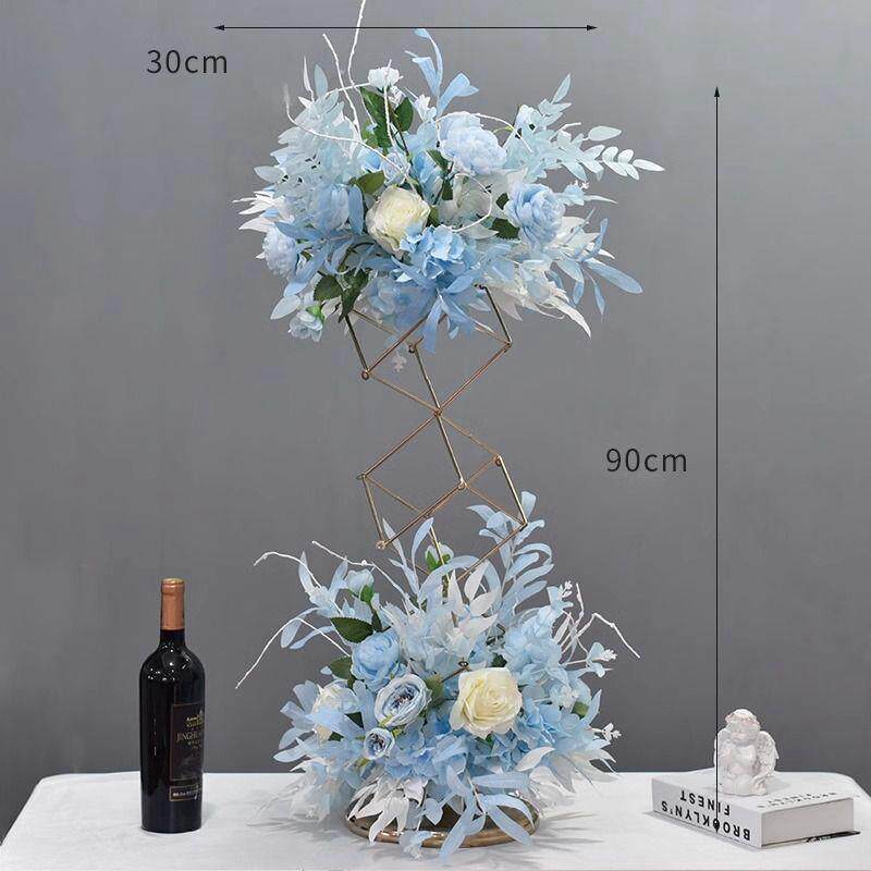 酒吧KTV摆台花桌面装饰摆件花卓花台面百花铁艺道具仿真花摆件