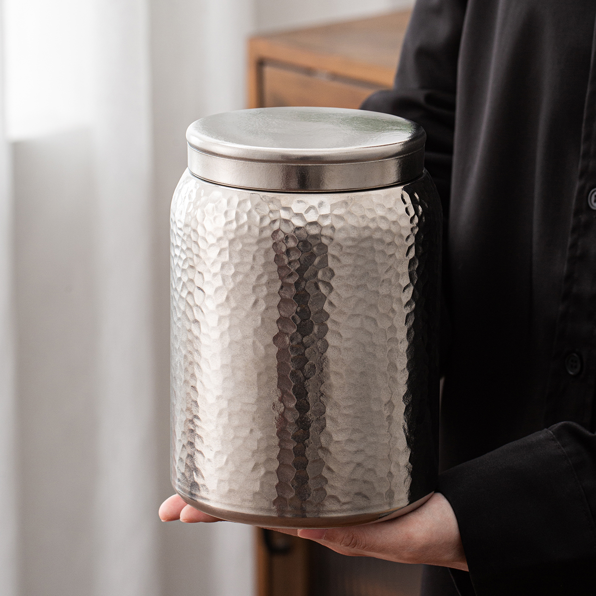 斗瑶磁吸纯钛茶叶罐高级感