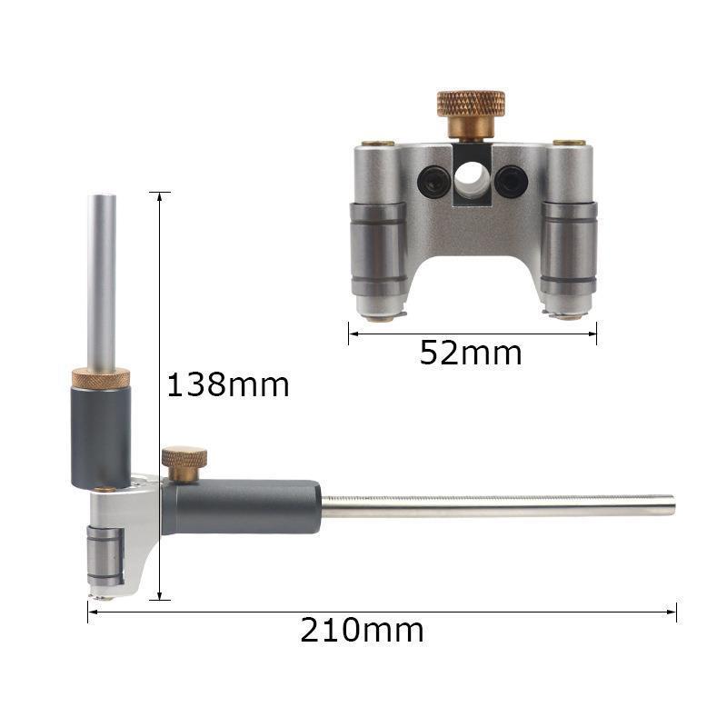 直线圆弧两用划线器木工弧形平行线画线器二合一多功能划线工具