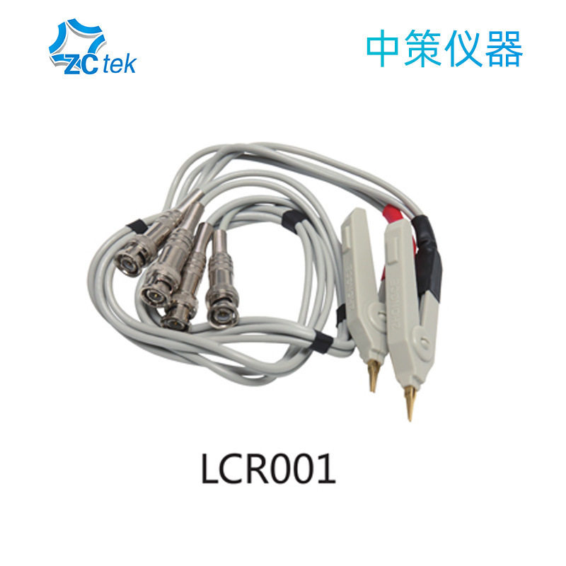 中策LCR数字电桥测试线夹具LCR002/LCR003SMD贴片元件测试台聚瀚