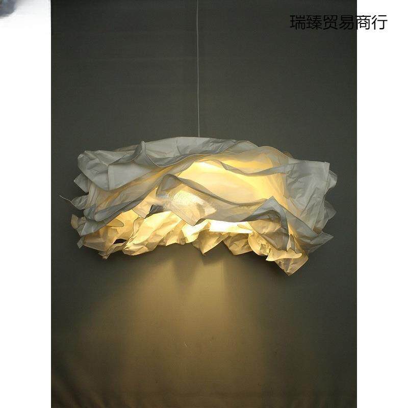 民宿服装店克鲁宁灯罩创意客厅餐厅卧室书房纸灯北欧装饰云朵吊灯