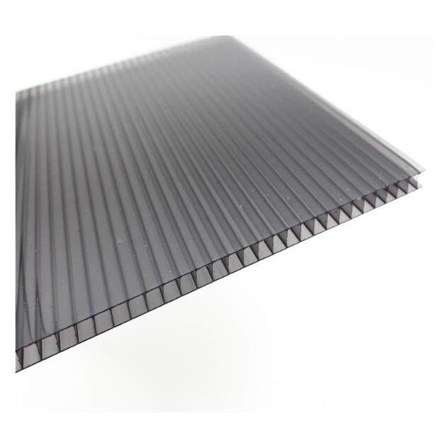 透明蜂窝阳光板大棚雨棚屋顶采光板车棚pc中空透明塑料板双层四层