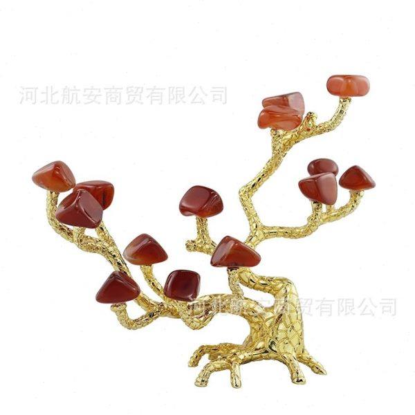 现简约创意轻奢水晶晶石摆件树样板房售楼处桌面茶几电视柜玄关,饰品/流行首饰/时尚饰品新,摆件,淘宝优惠券,粉丝福利购,淘宝优惠卷