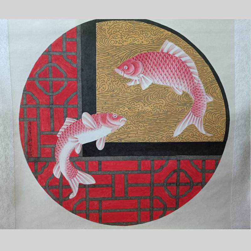 纯手绘国画山水画客厅办公室风水画 墨缘斋祝伟民手绘作品