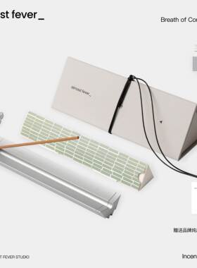 「手作线香」almostfever_凝筑之息建筑系列线香金属香座柏木檀木