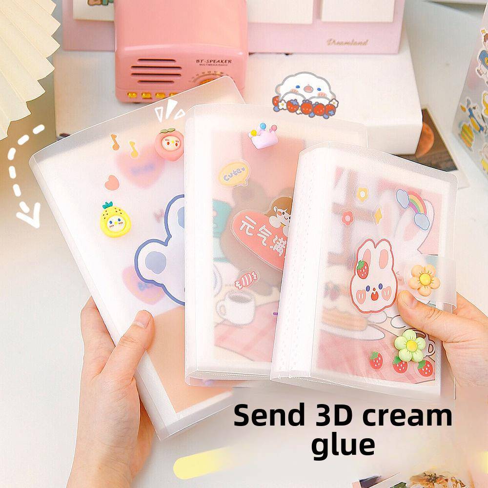 3寸拍立得相册本大容量情侣照片收纳纪念册追星小卡卡册6寸相簿