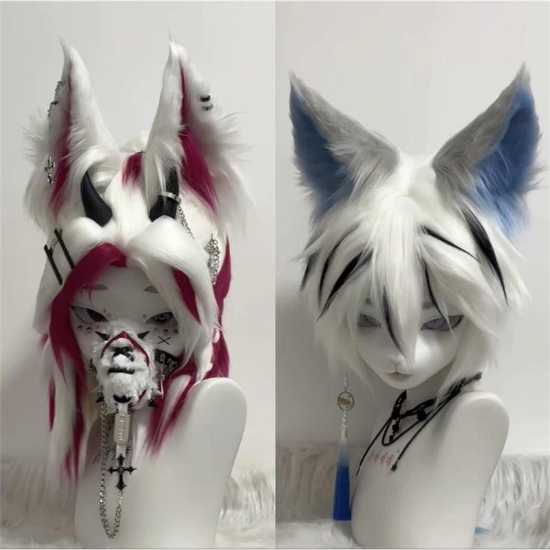 Kig系兽头furry兽装女童儿童成品全套福瑞cos头套漫展二次元