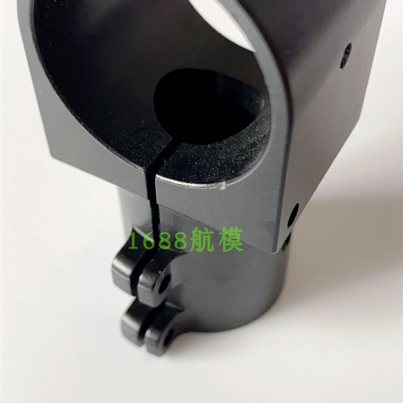 mm铝合金三通植保航拍无人机落架转连接脚架固定件转mm管用