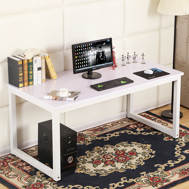 钢木电脑桌书桌时尚人办公桌台式家用写字台定制