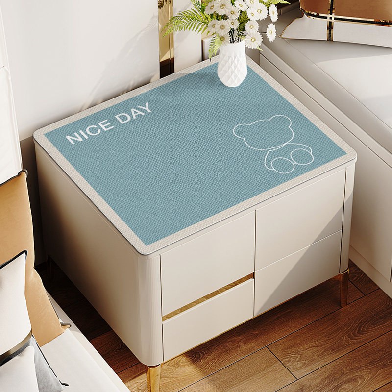 床头柜垫布防水防油桌布防烫桌面保护垫子 卡通盖布皮革防尘罩,居家布艺,床头柜盖布,淘宝优惠券,粉丝福利购,淘宝优惠卷