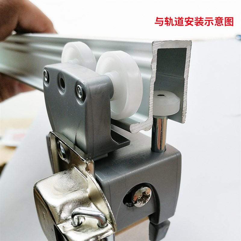 hidihi win7上轮 折叠门五金承重移门橱柜衣柜吊滑