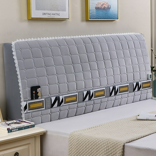 床头罩软包222年新款床头罩全包蕾丝罩加厚通用型木床