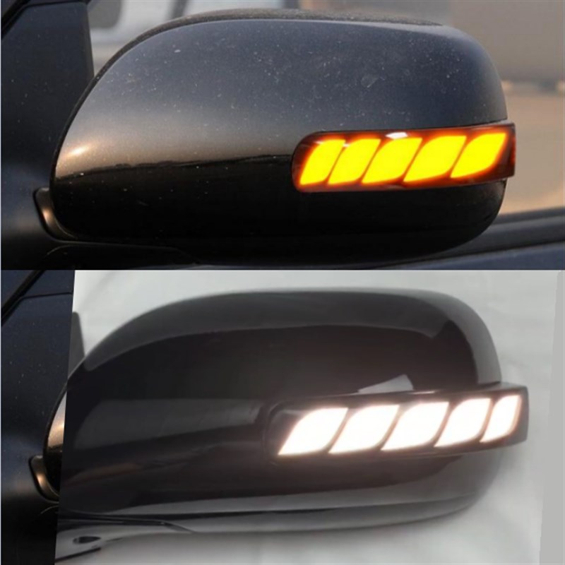 适用06-11款六代凯美瑞CAMRY后视镜流水转向灯AXIO白蓝光动态扫描