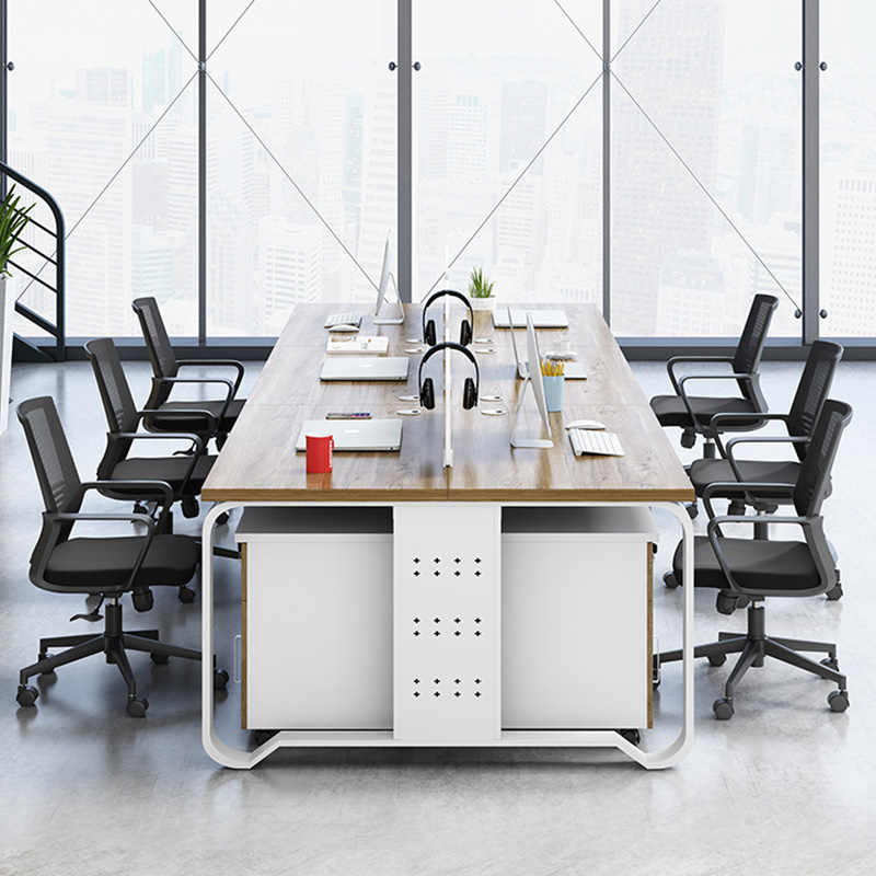 办公室桌椅现代职员六人位//8员工电脑桌椅屏风工卡座