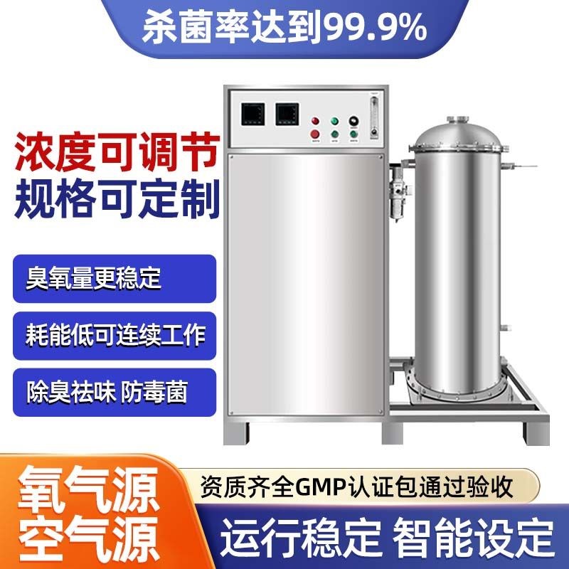 臭氧发生器工业水处理桶装水消毒100g养殖泳池杀菌器商用生产厂家