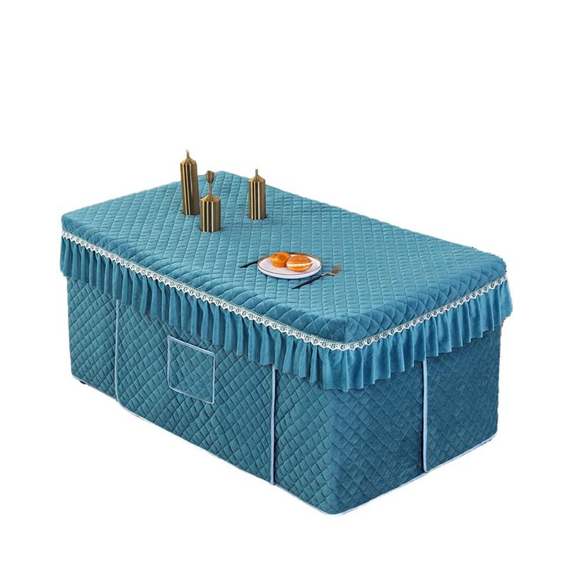 加厚烤火桌罩长方形电炉罩冬季茶几烤火炉桌罩电烤炉取暖桌布