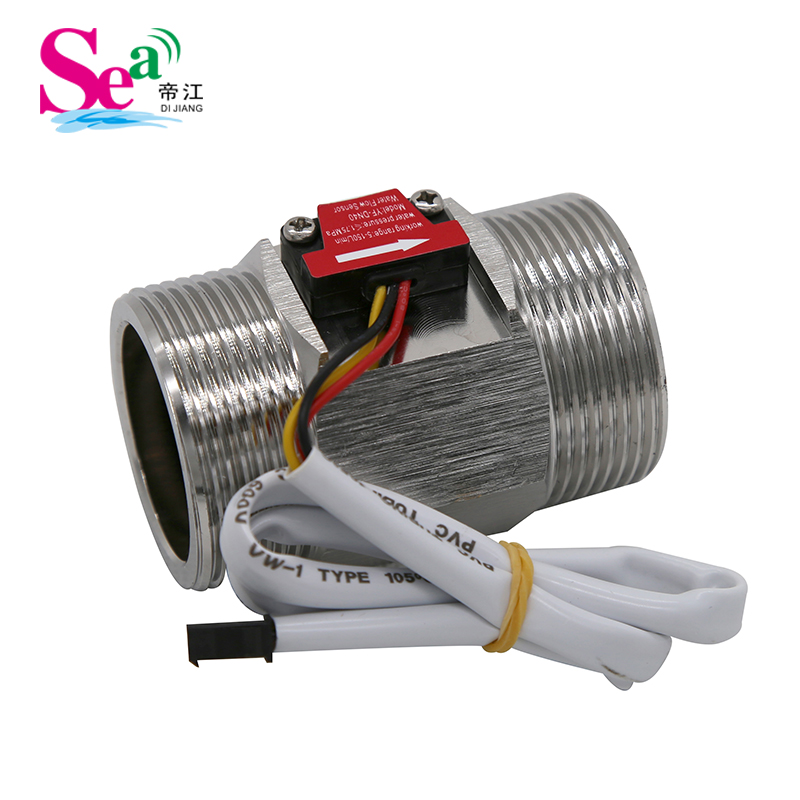 0不锈钢水流传感器 2寸DNmm大口径水流计霍尔涡轮流量计