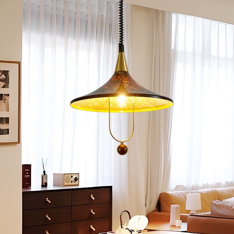 法式中古吊灯彩绘飞碟餐桌吧台吊线灯茶室圆桌升降中山灯具,家装灯饰光源,餐厅吊灯,淘宝优惠券,粉丝福利购,淘宝优惠卷