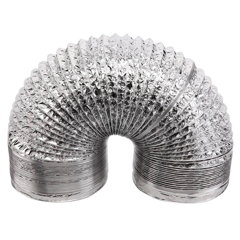 50cm特大号排风管道直径500mm铝箔排烟管大口径伸缩通风排气软管