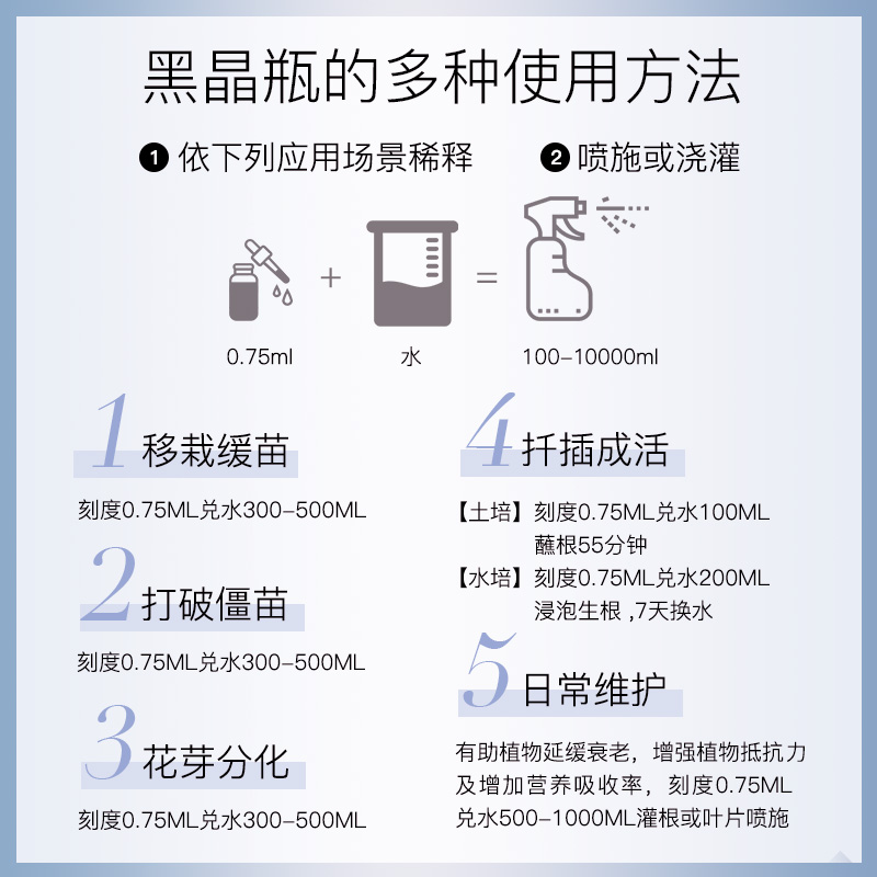 摩登农夫海藻多肽植物复元素营养液 水培植物活力素有机肥通用型