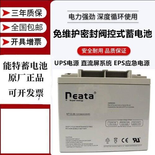 能特蓄电池NT12-38NEAVH