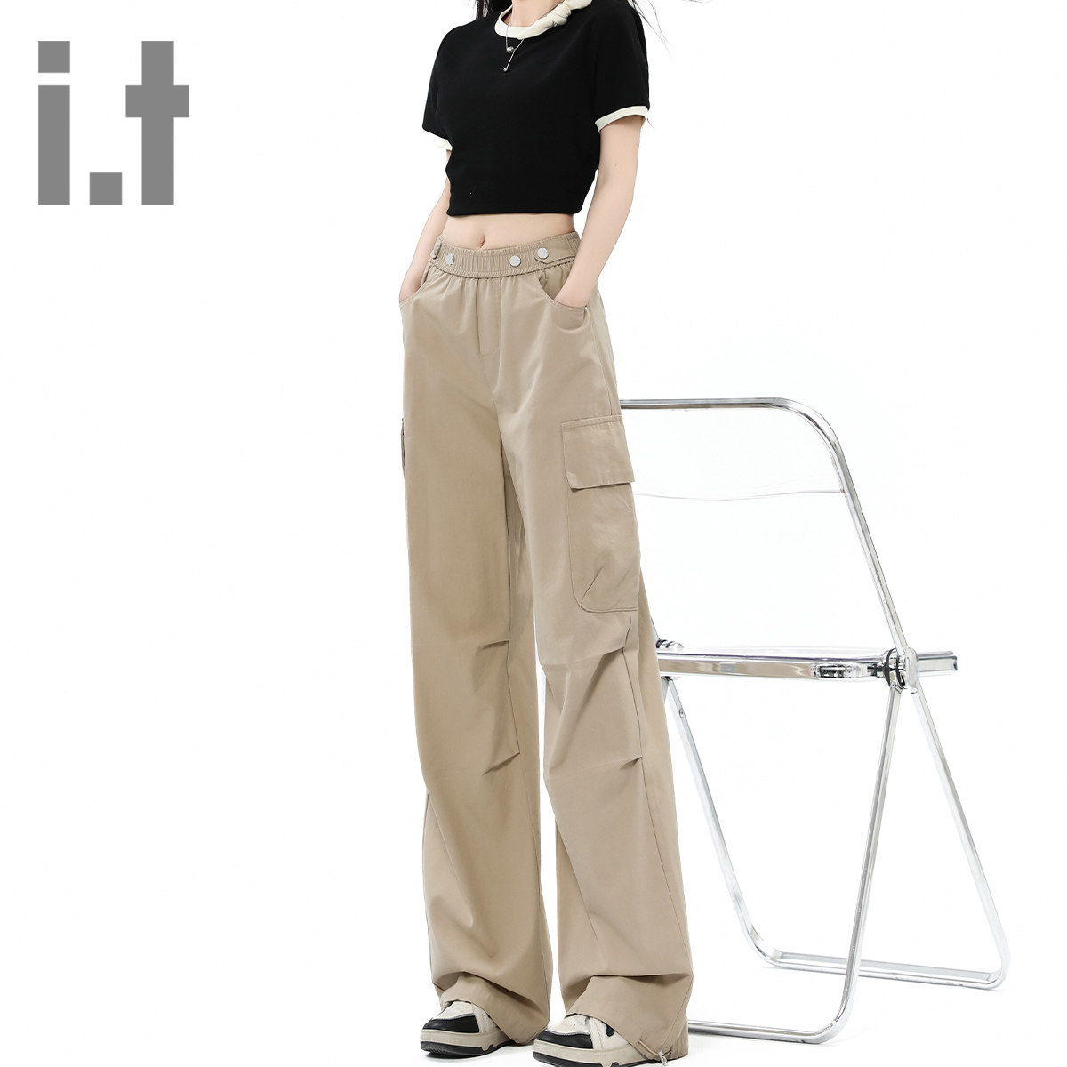 itccaabb秋季新款牛仔裤