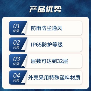 轻型百叶箱气象参数小型气象站百叶箱通风罩抗干扰式百叶箱