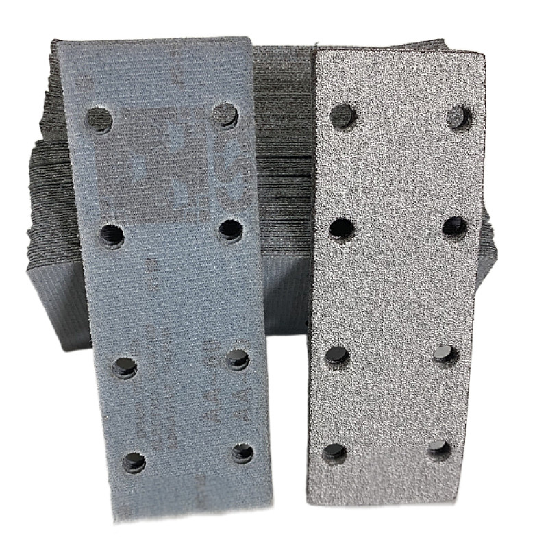 意大利长方形白砂纸*9 手推板植绒片白砂纸研磨抛光砂