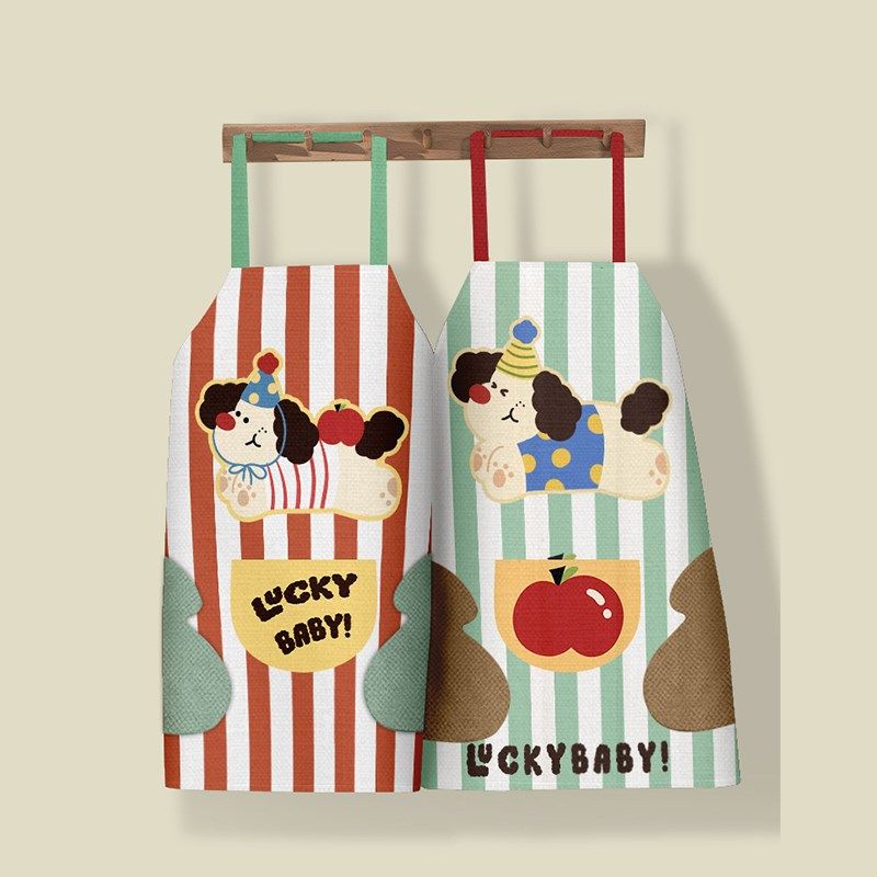 卡通做饭围裙加厚防溅水棉麻擦手无袖罩衣爱男女工作服均码,家庭/个人清洁工具,围裙,淘宝优惠券,粉丝福利购,淘宝优惠卷