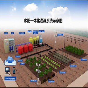 水肥一体智慧农业施肥大棚滴灌设备果园喷灌水肥一体化厂家