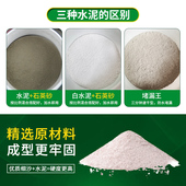 水泥地面修补 白水泥家用快干防水堵漏王速干填缝胶泥砂浆 水泥胶