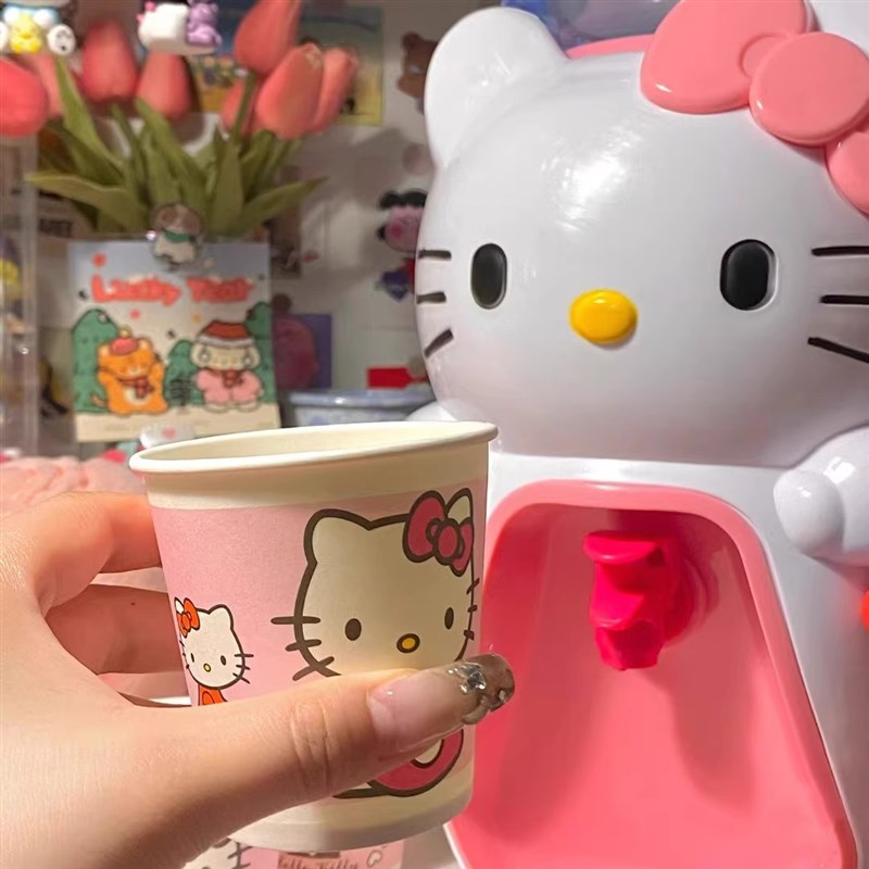 哈喽凯蒂猫饮水机迷你小型桌面台式家用宿舍恒温卡通可爱哈喽凯蒂