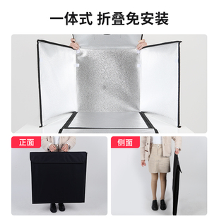 小型摄影棚产品拍照灯箱背景拍摄灯补光箱白底图珠宝饰品首饰拍照